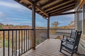 Bluemoon Ridge's relaxing deck