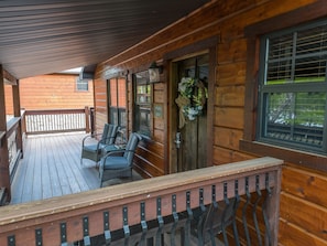 Enjoy your morning coffee out on the deck