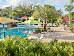 Tropical Beach Style Heated Walkin Swinning Pool