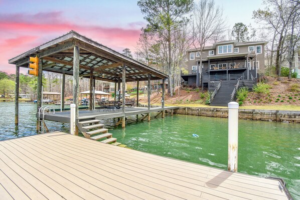 Lakeside and Dock (Early Spring Photo)