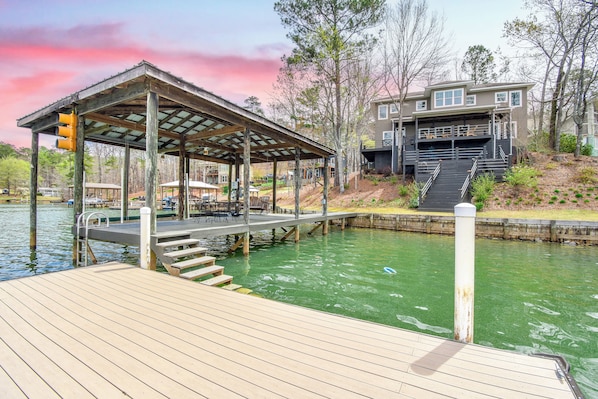 Lakeside and Dock (Early Spring Photo)