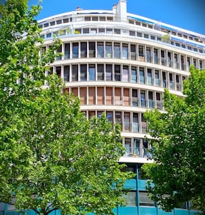 facade, vue, rue