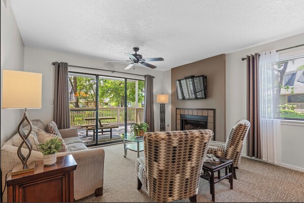 Living Room with sofa bed