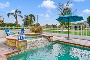 Hot tub and pool