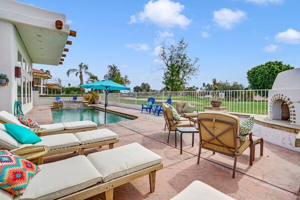Lounge by the pool