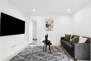 After a surf, kick back with Netflix or keep the little ones entertained with Disney+ in the living room while you unpack your beach gear.