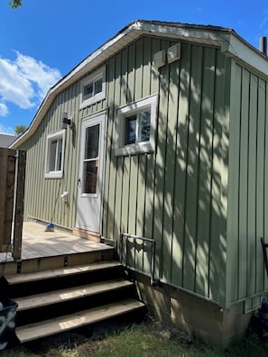 Back of cottage
