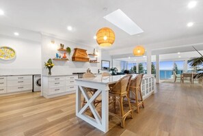 Cook for everyone in your own fully equipped entertainer's kitchen.