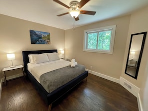 Bedroom off the living area with Queen bed.  Sleeps 2.
