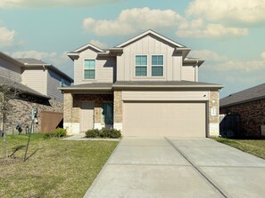 Recently built 2 story home with wide driveway