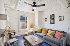 This is a secondary living room area to enjoy