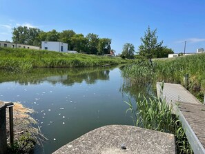Zugang zur Uecker Bootsanleger