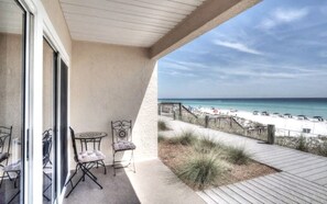 Your patio  right near beach access