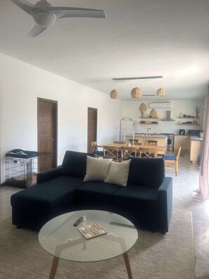 Full size sleeper sofa in the living room