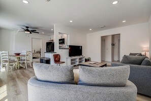 A living room made for connection—gather, unwind, and feel right at home. 