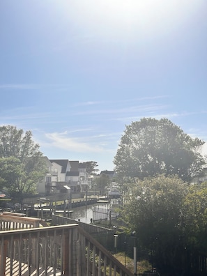 Corner canal view from the deck