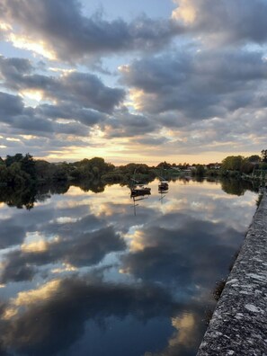 The Dordogne - less than one minute's walk! 
