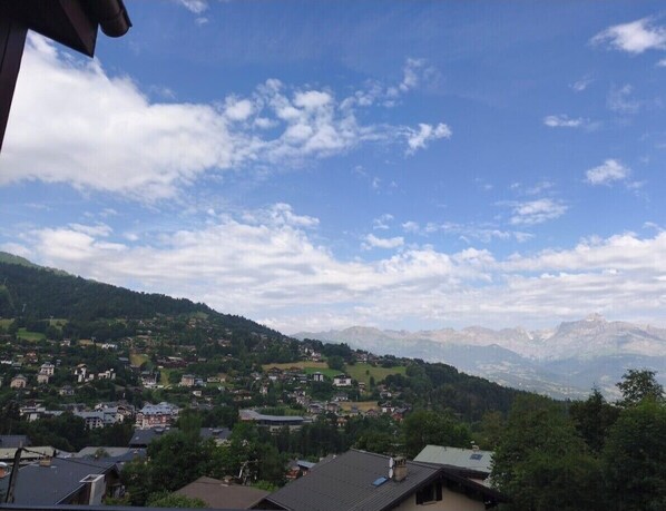 Blick von der Unterkunft