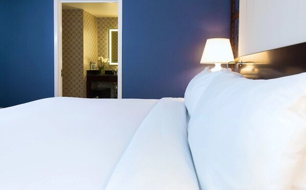 Crisp linens and plush pillows, creating the perfect retreat for restful nights and refreshed mornings.