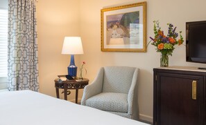 A cozy seating nook with thoughtful details, perfect for relaxation and quiet moments.