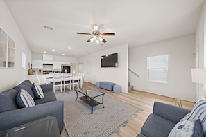 This is the main living room area of the home