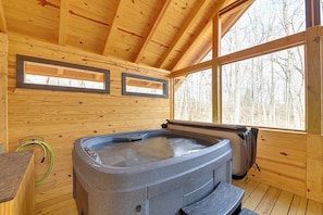 Bubbelpool inomhus