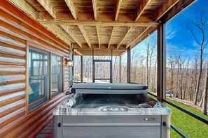 Bubbelpool inomhus