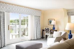 Sunlit interiors and plush seating offer a tranquil escape after a day of exploring Rehoboth Beach.