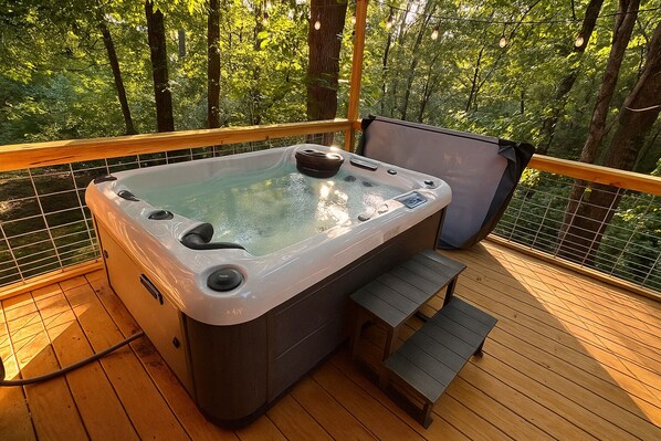 Bain à remous extérieur