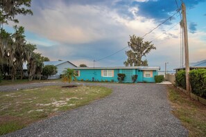 Enjoy the convenience of a spacious circle driveway, offering easy parking.