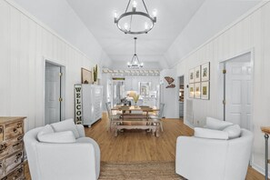 Bright and airy open-concept design, perfect for spending quality time together.