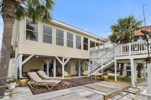 One of the highlights of this vacation home is the incredible outdoor space.