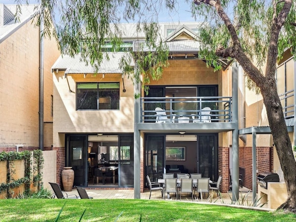 Spread across three levels, the property is perfectly designed for large groups or families where everyone can enjoy a bit of peace and quiet by the coast.