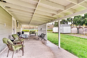 Private Patio | Large Backyard