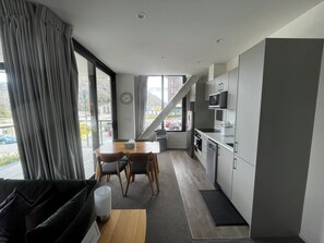 Kitchen and dining. 