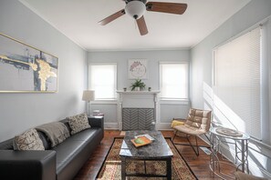 A space to connect, relax, and recharge. Whether you're lounging on the sofa with a good show or having late-night laughs with friends