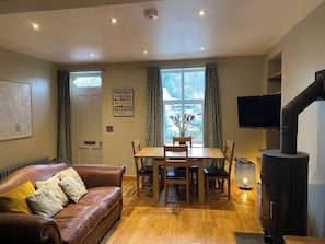 Open plan lounge and dining area