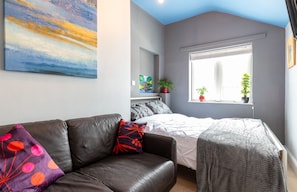 sleeping area apartment 3 English Oak
