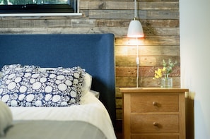 Rustic charm is the theme throughout this cabin