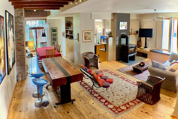 Living and dining room