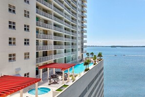 Your own private balcony with outdoor seating