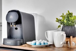 Kaffe och/eller kaffebryggare