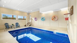 Take a dip in the private indoor pool!
