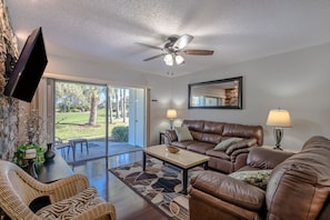Living Room with Patio Access