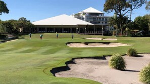Tee off at the local golf course just a short drive away, perfect for a relaxing round in the Queensland sun.