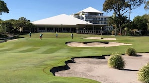Tee off at the local golf course just a short drive away, perfect for a relaxing round in the Queensland sun.