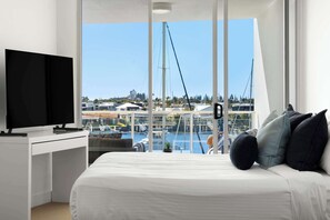 Stunning river views right from the comfort of your room.