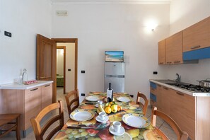 Kitchen and dining area