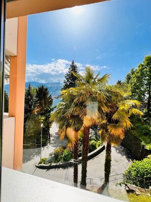 Blick von der Unterkunft