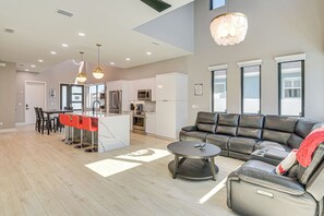 Living Room | Multi-Level Home | Central A/C & Heating | Open Floor Plan